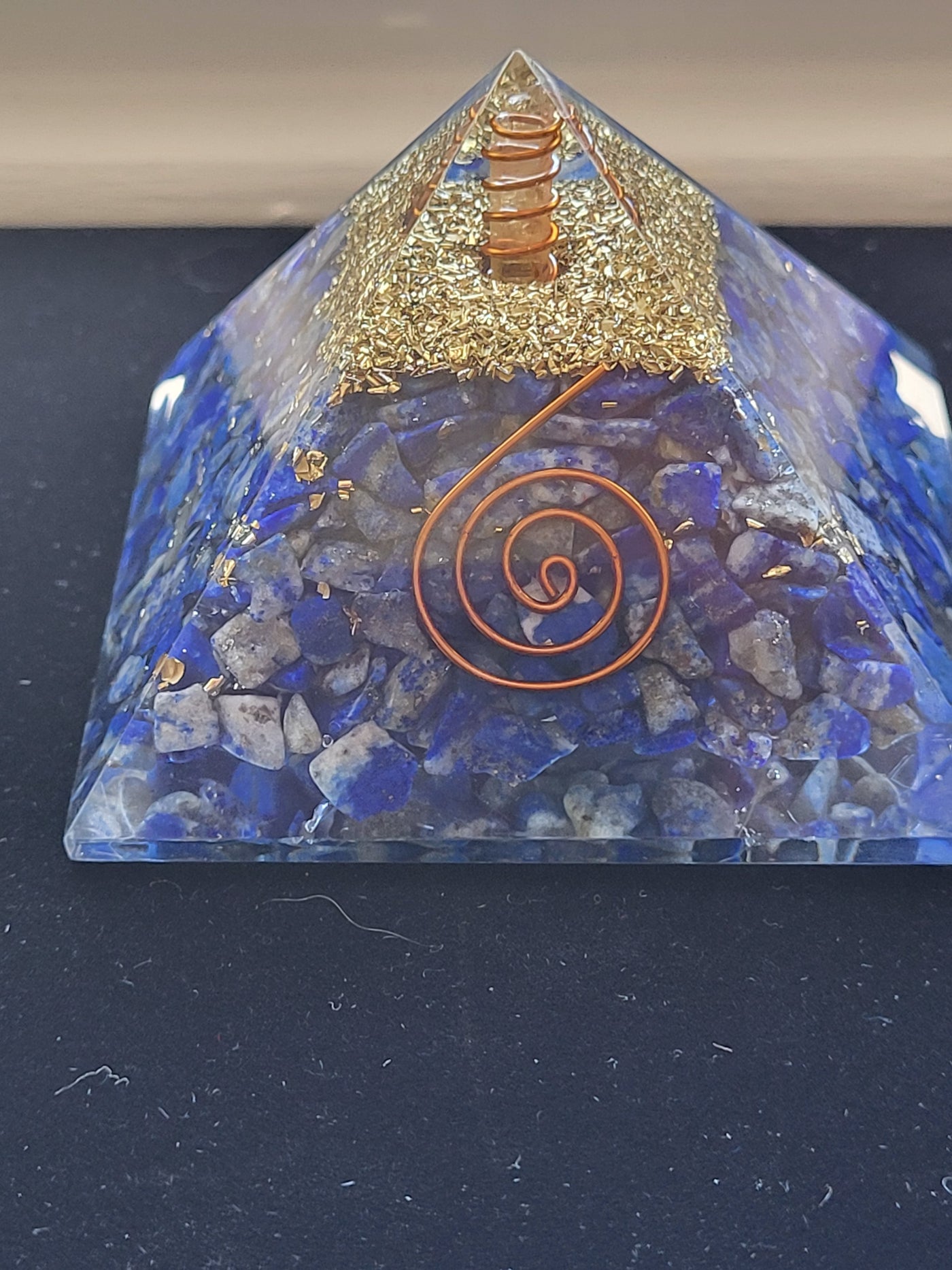 Orgonite Lapis Lazuli Pyramid