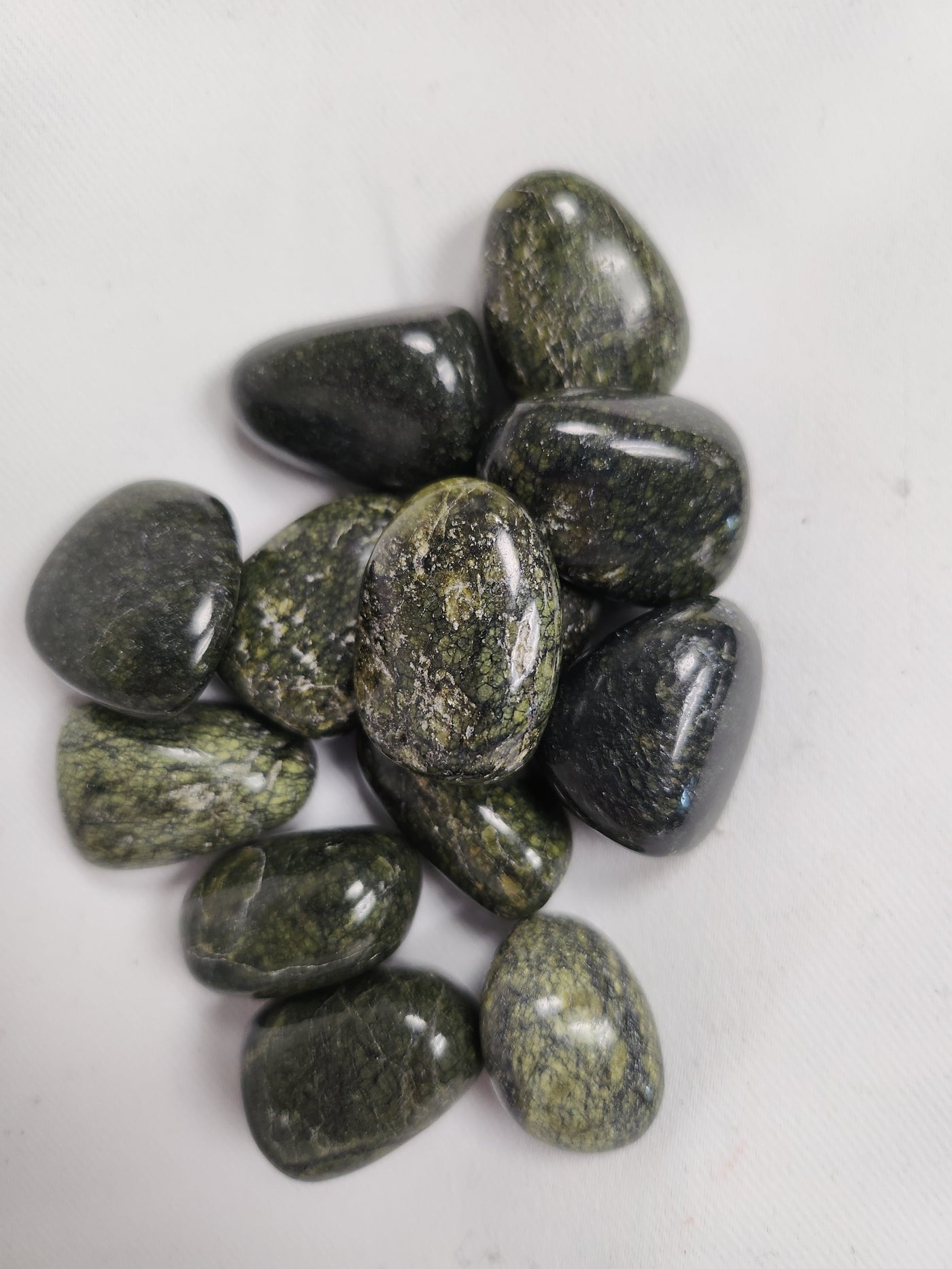 Green Snakeskin Jasper Tumbled