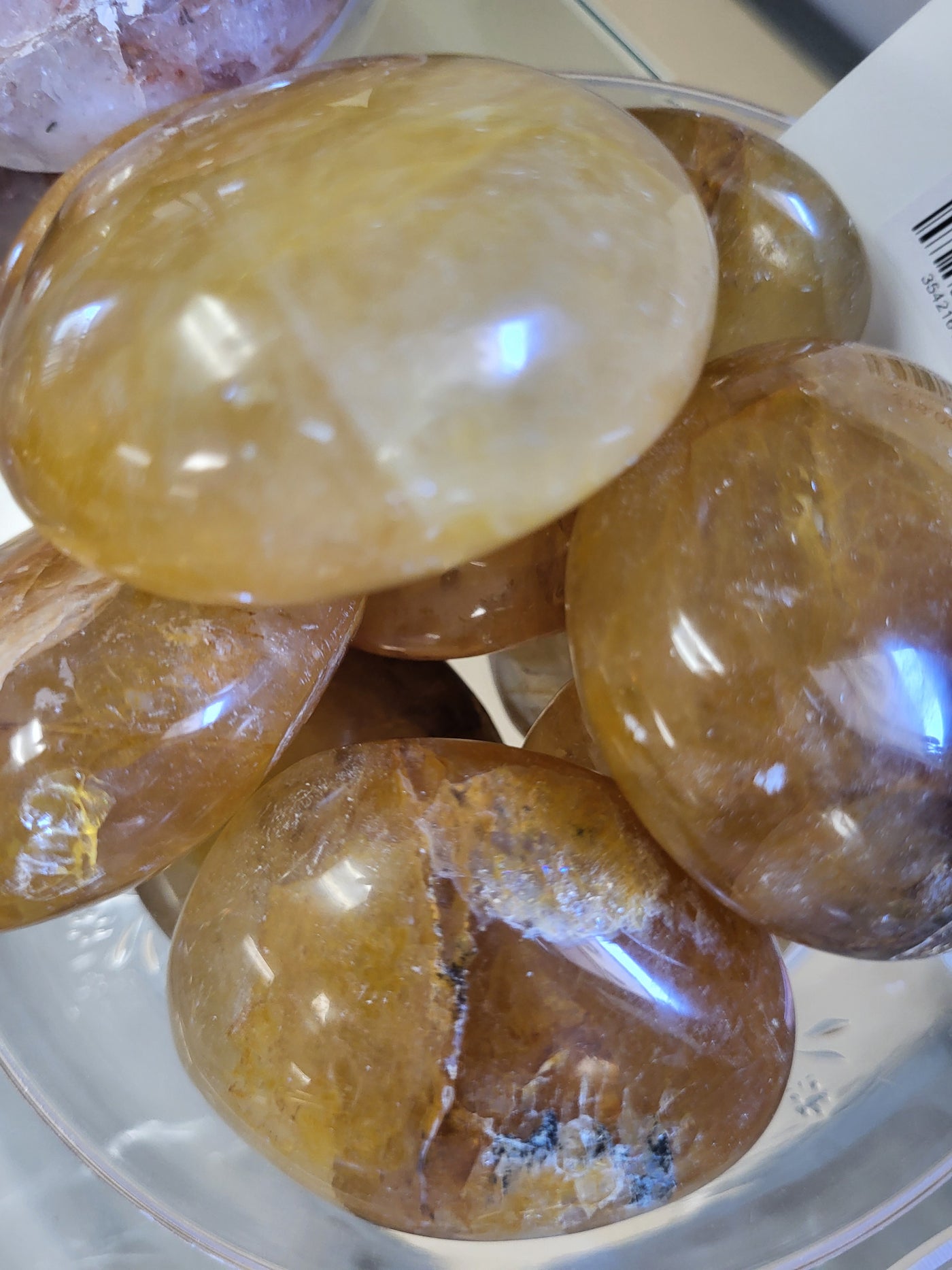 Golden Healer Palm Stone