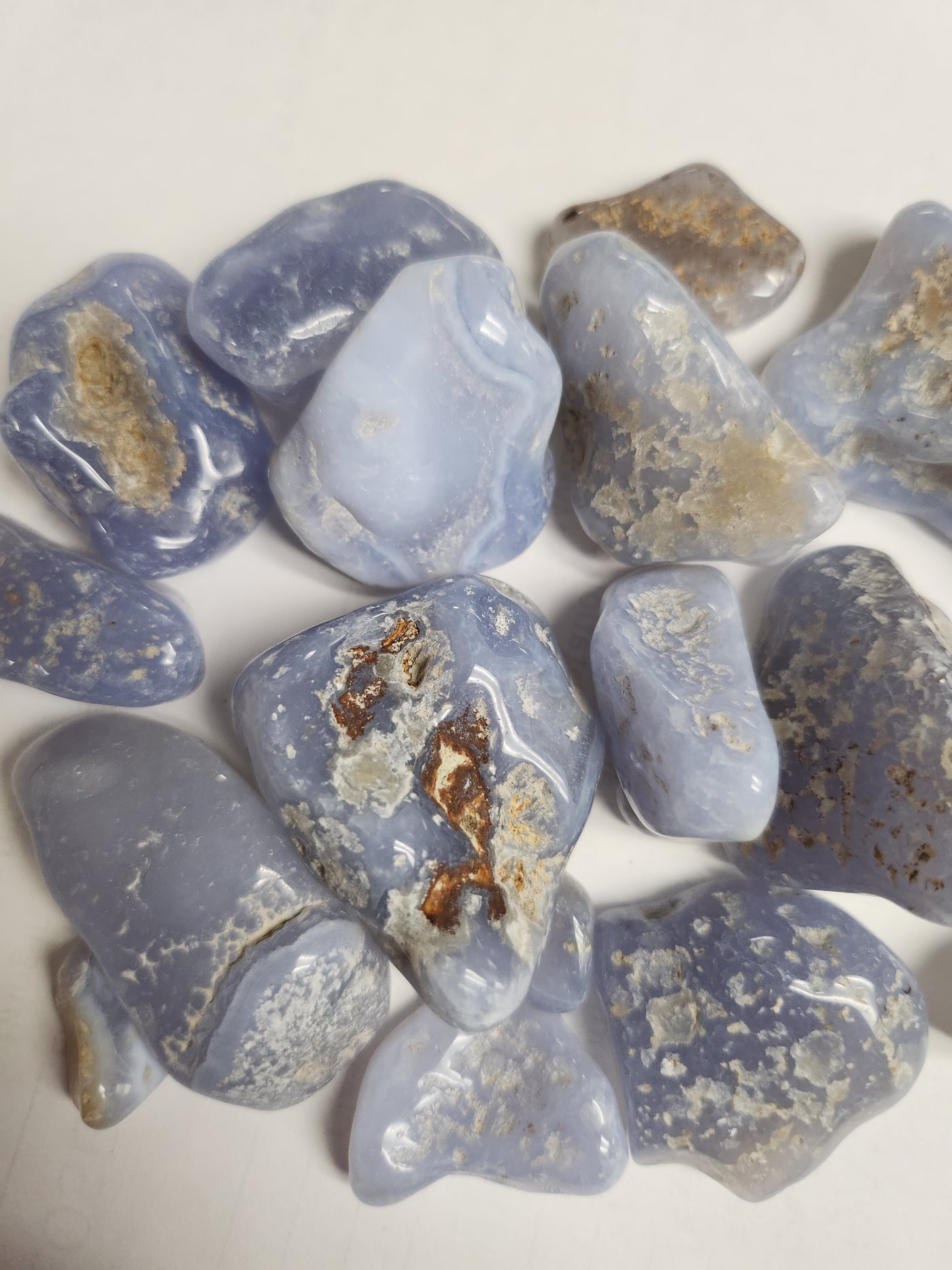 Blue Lace Agate - Tumbled