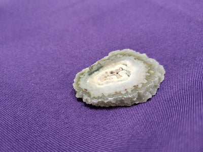Druzy Geode Slice Natural Raw Edge Polished Sides