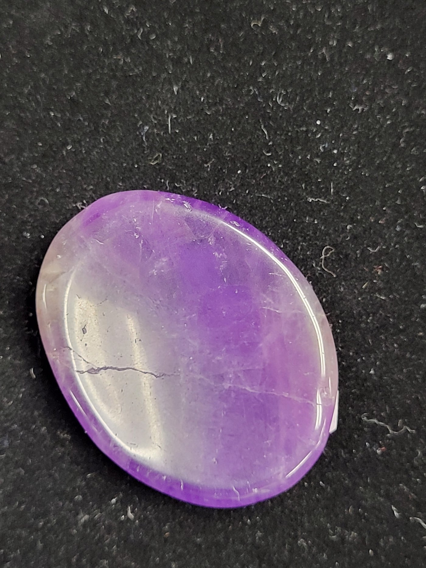 Amethyst Worry Stone