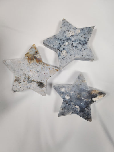 Violet Agate Star Carved (approx 3")