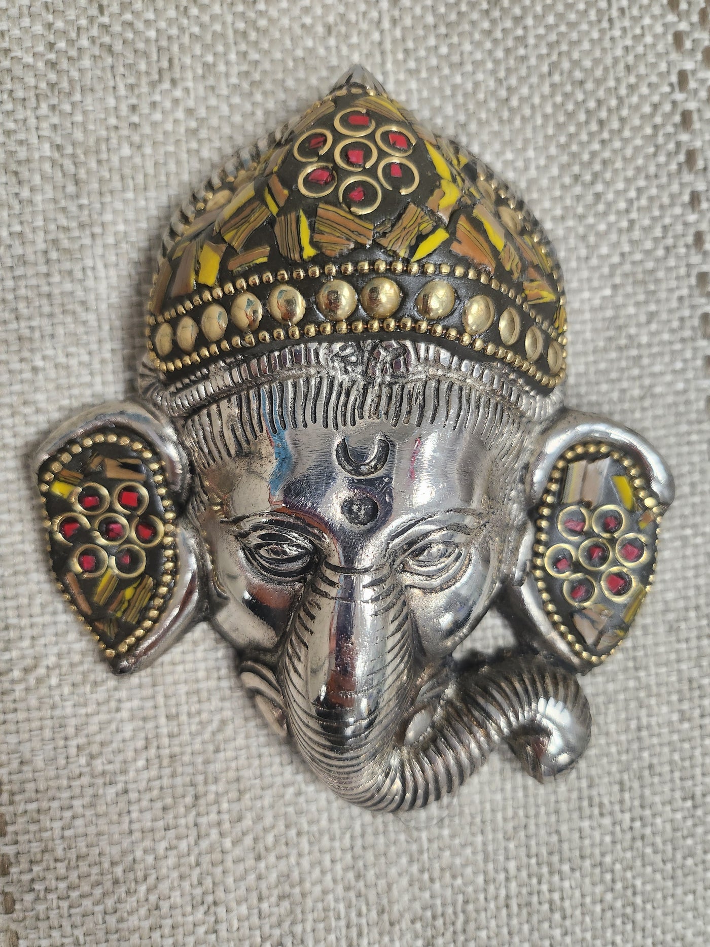 Ganesh Mask Wall Decor Hanging