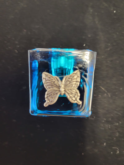 Butterfly Mini Candle Holder -Glass