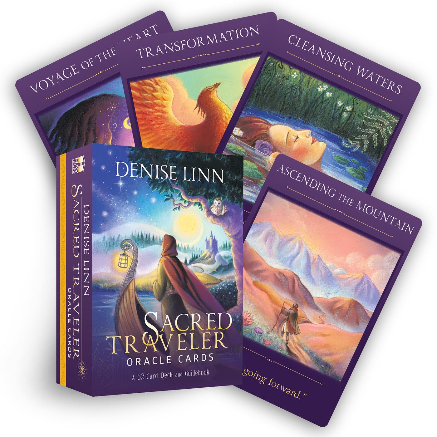 Sacred Traveler Oracle Cards: A 52-Card Deck and Guidebook by Denise Linn (Author)