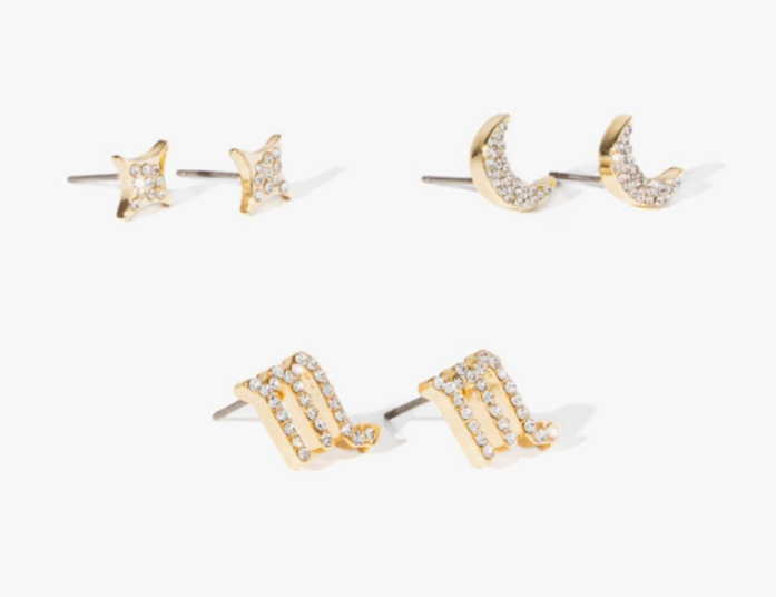 Scorpio Star Sign Mix & Match Post Earrings