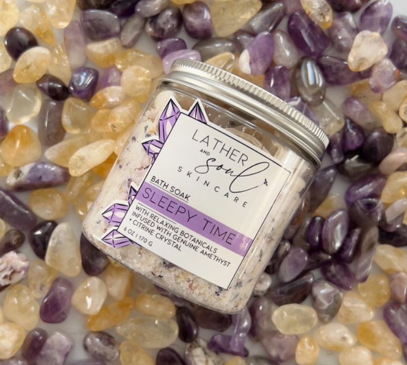 Sleepy Time- Crystals Namaste Herbal Bath Soak