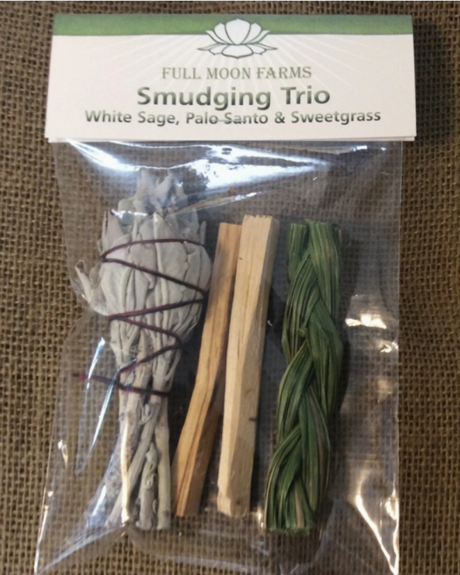 Smudging Trio - White Sage, Palo Santo, & Sweetgrass