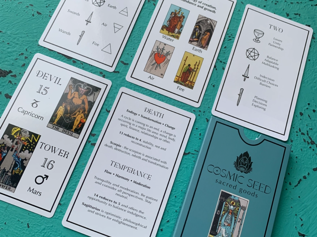 Flashcards: Learn To Read the Tarot! by Lalania Simone