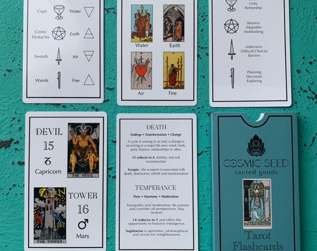 Flashcards: Learn To Read the Tarot! by Lalania Simone