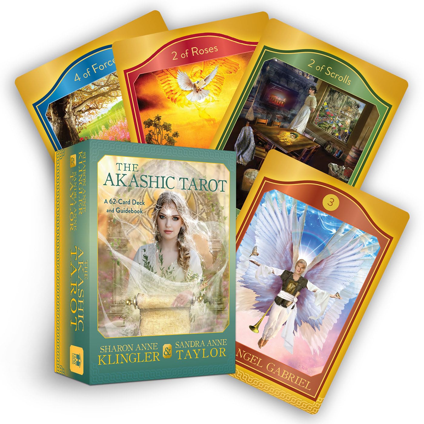 The Akashic Tarot: A 62-card Deck and Guidebook Cards by Sharon Anne Klingler (Author), Sandra Anne Taylor (Author)