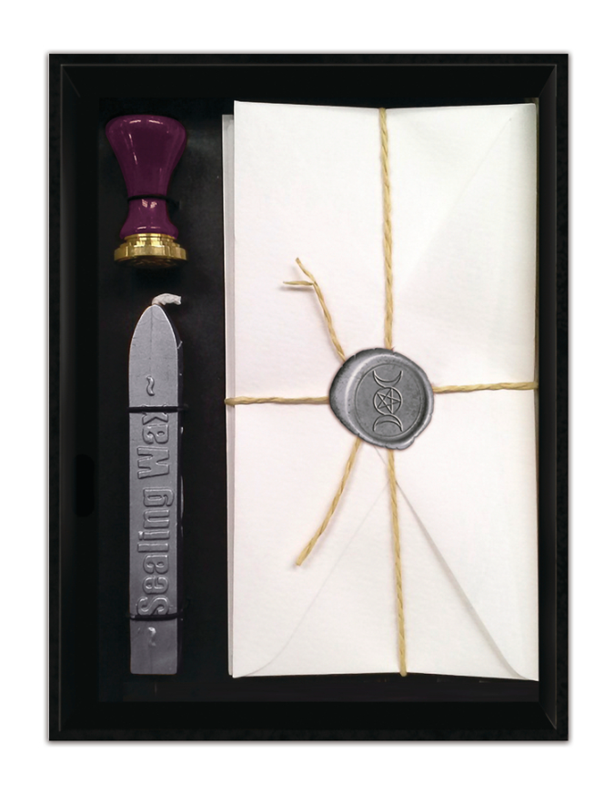 Triple Goddess Stationery Set w/ Sealing Wax by Lo Scarabeo