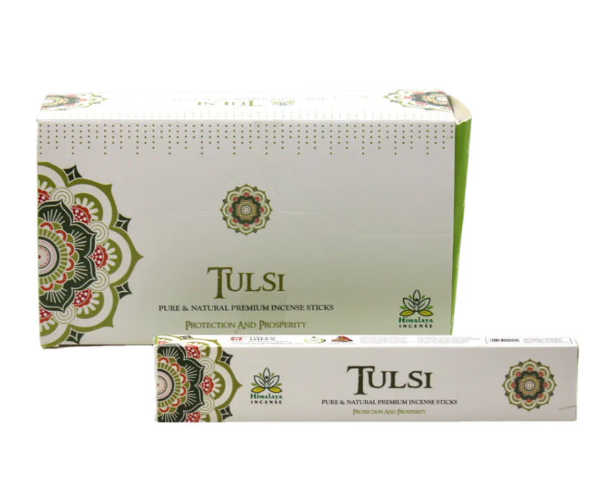 Himalaya Tulsi (Holy Basil)  Incense 10" Sticks 10 per Package