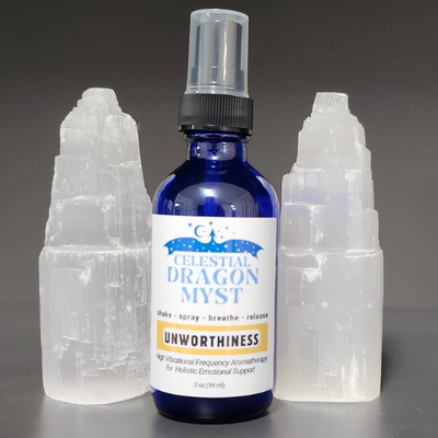 Release UNWORTHINESS Organic Aromatherapy Mist (Holistic Emotional Wellness) for Clarity & Healing