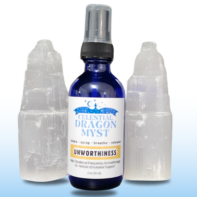 Release UNWORTHINESS Organic Aromatherapy Mist (Holistic Emotional Wellness) for Clarity & Healing