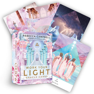 Work Your Light Oracle Cards: A 44-Card Deck and Guidebook by Rebecca Campbell (Author)
