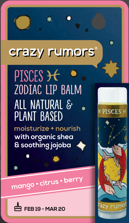 Pisces - Water Zodiac Lip Balm