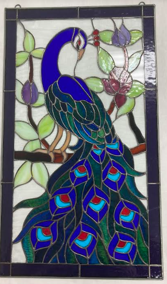 Peacock Stained Glass