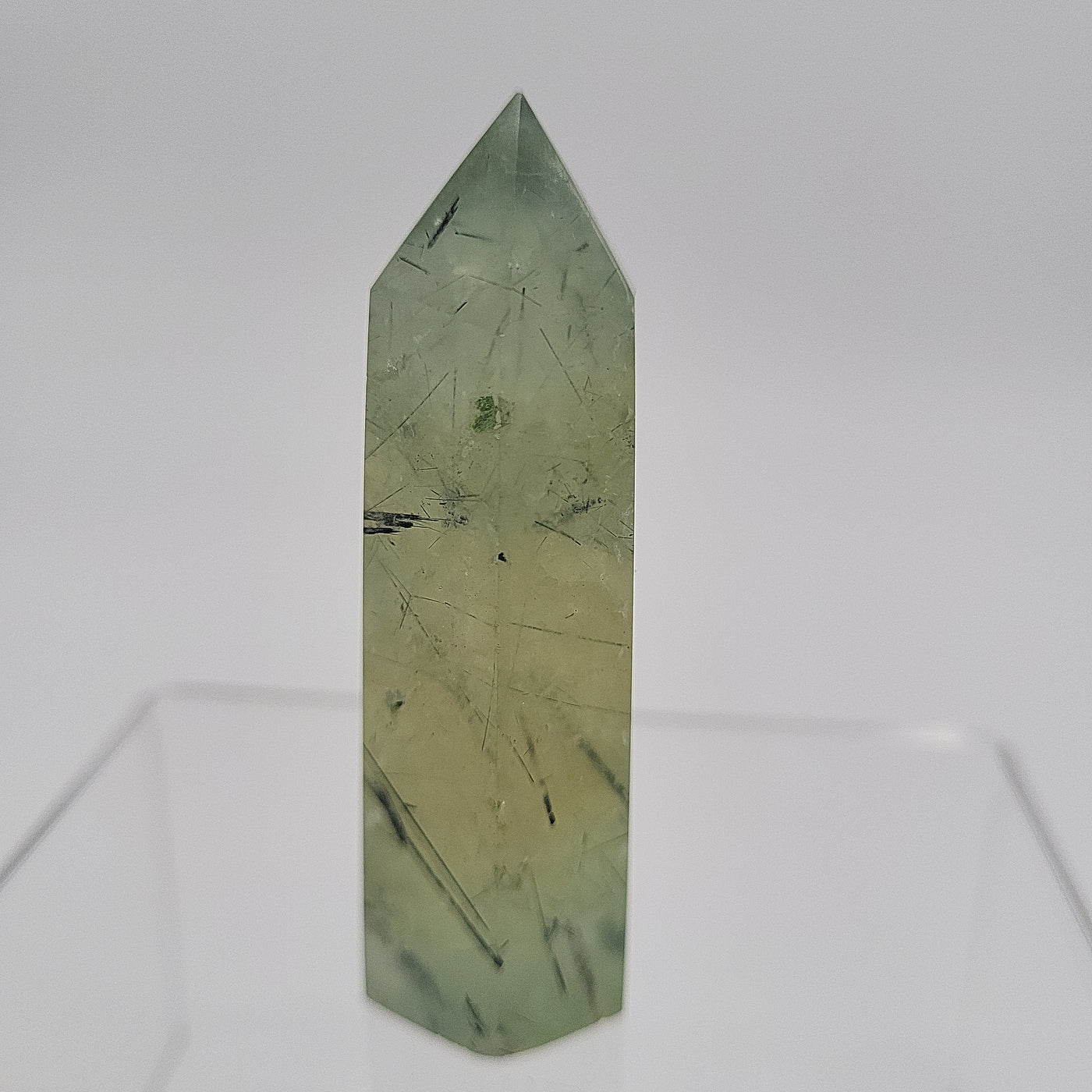 Prehnite with Epidote Tower 2.65"