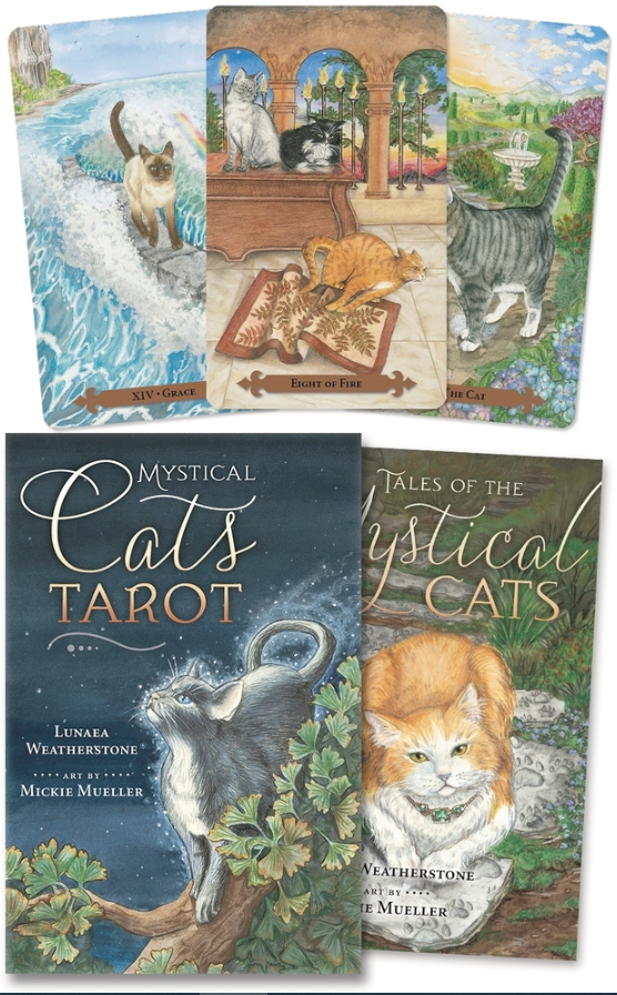 Mystical Cats Tarot by Lunaea Weatherstone, Mickie Mueller