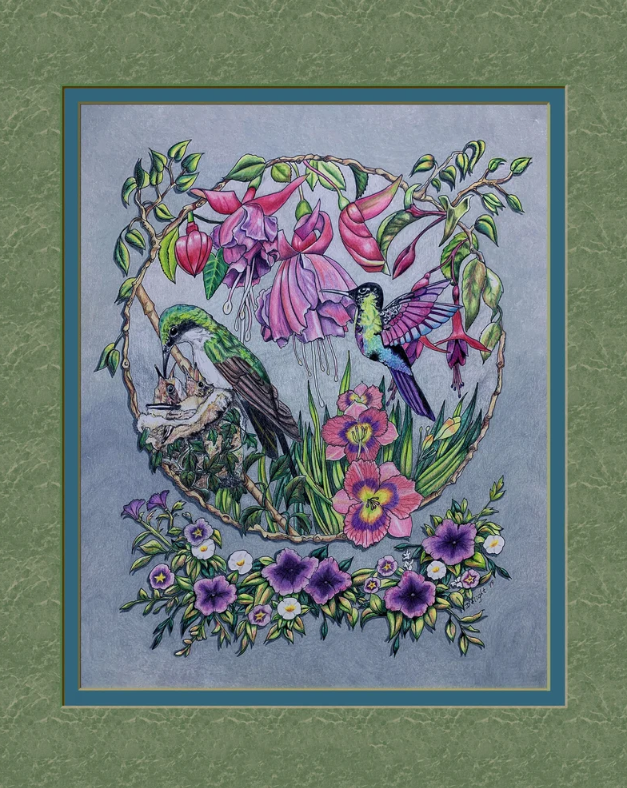 "A Hummingbird Summer" 8x10 Color Print