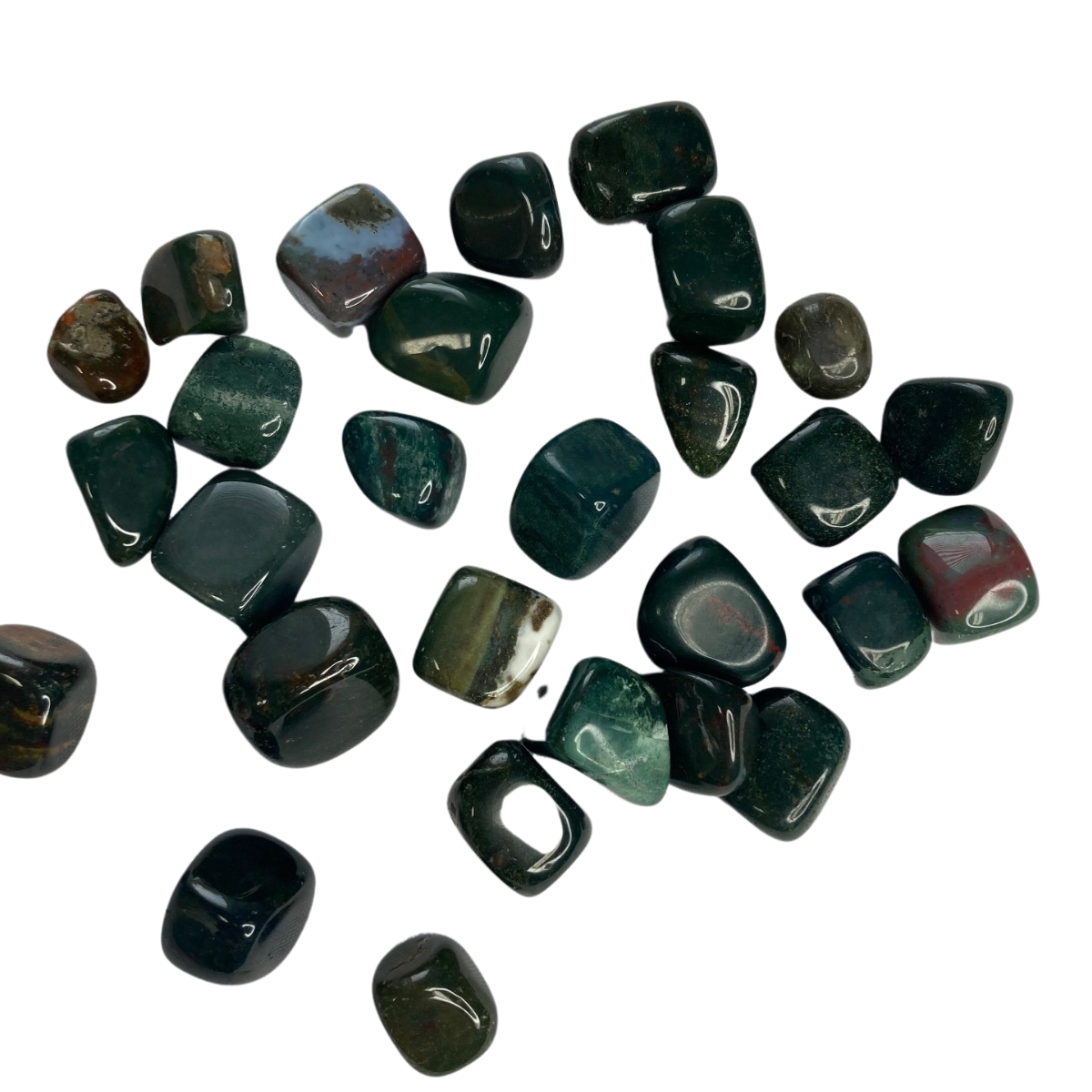 Bloodstone (Heliotrope) - Tumbled