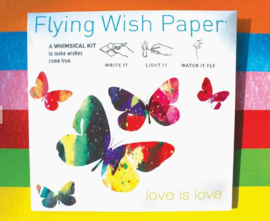 Love is Love Flying Wish Papers - Write it, Light it, Watch It Fly!