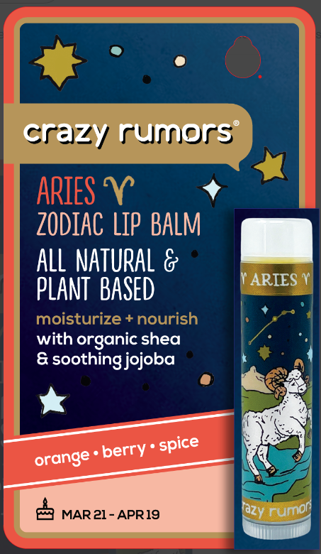Aries - Fire Zodiac Lip Balm