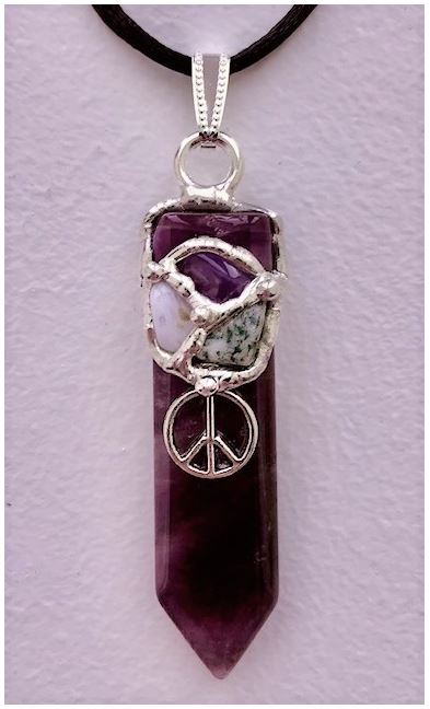 Inner Peace Blade Necklace