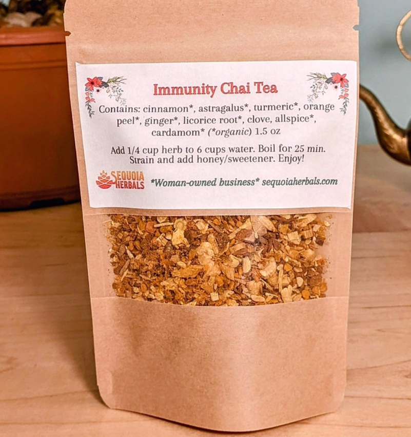 Immunity Chai Tea - Artisanal Blend by Sequoia Herbals