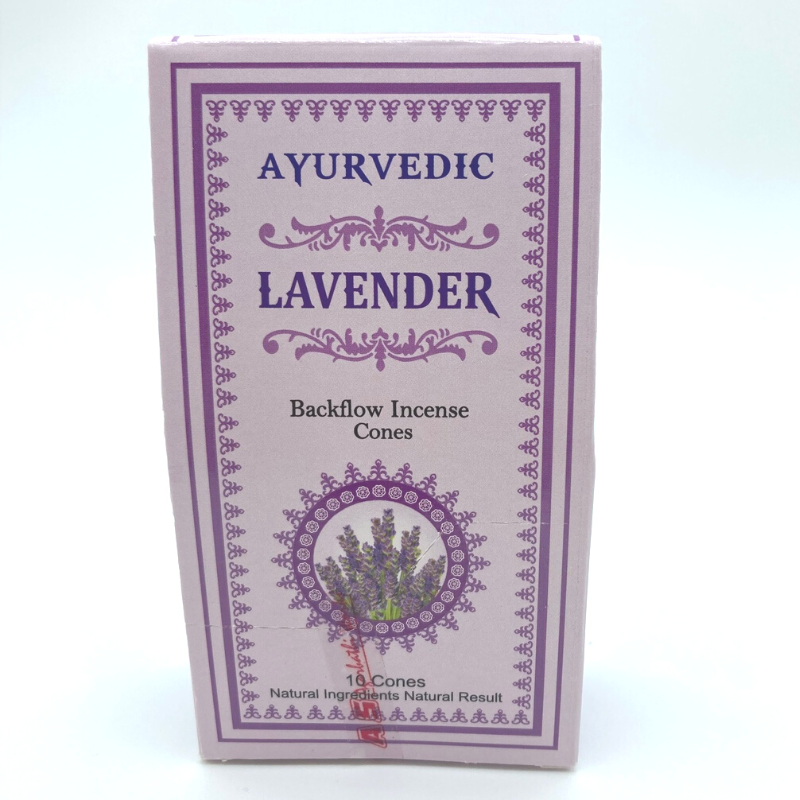 Lavender Ayurvedic Incense Backflow Cones