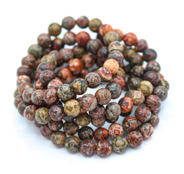 Leopard Jasper Bracelet 8mm