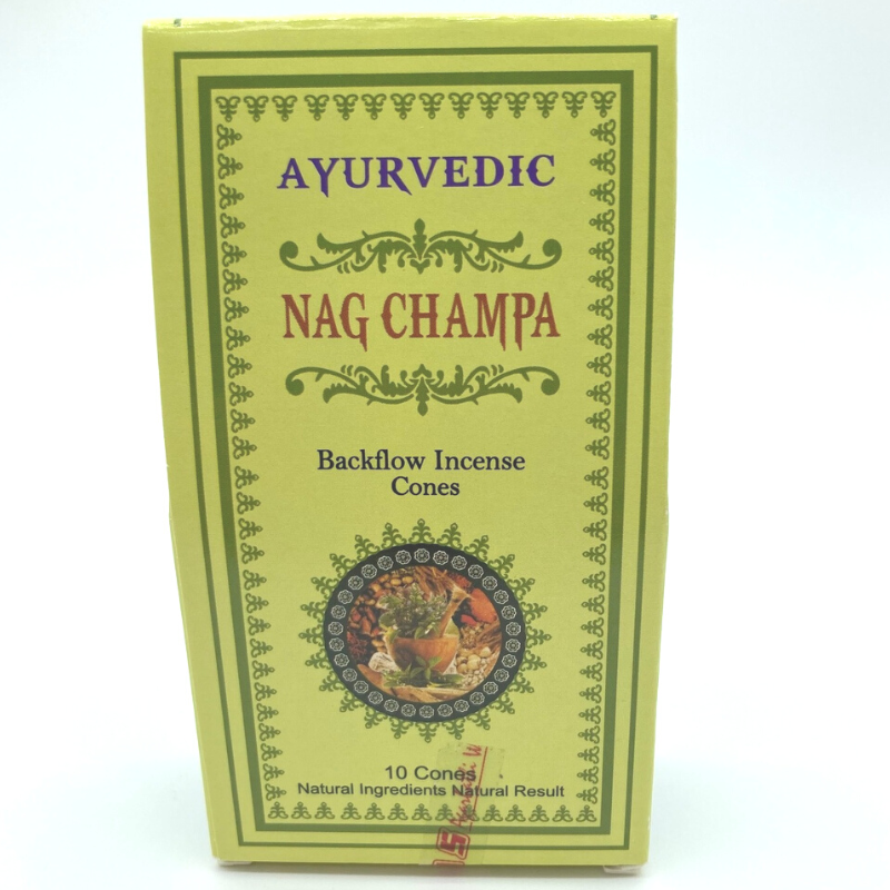 Nag Champa Ayurvedic Incense Backflow Cones