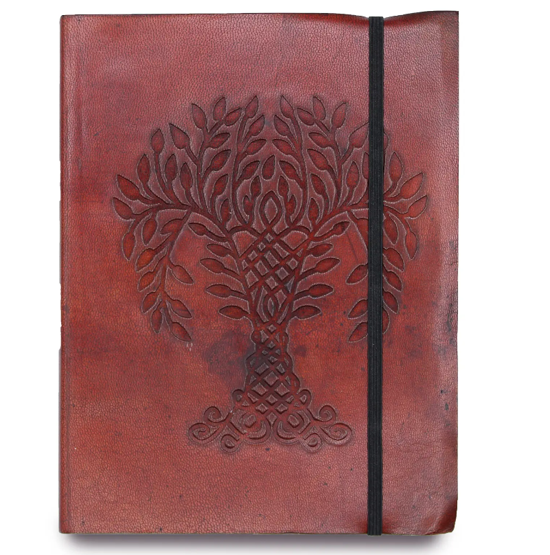 Leather Journal Tree of Life  8"x 6"