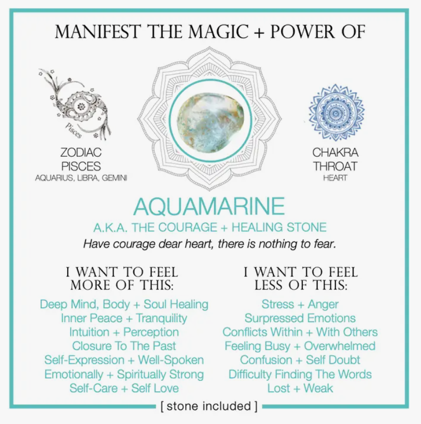 Aquamarine Manifest the Magic & Power - Kuantum Life