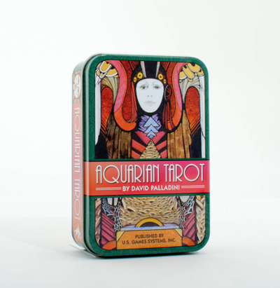 Aquarian Tarot in a Tin by David Palladini