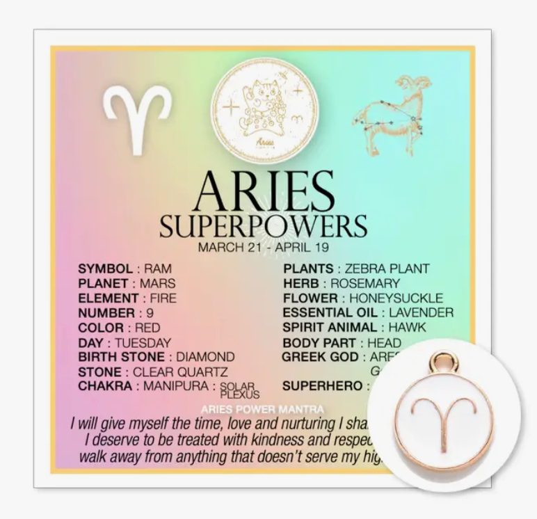 Aries Zodiac Charm Superpowers