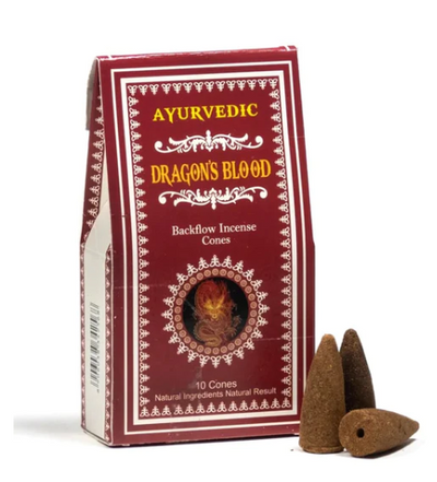 Dragon's Blood Ayurvedic Incense Backflow Cones