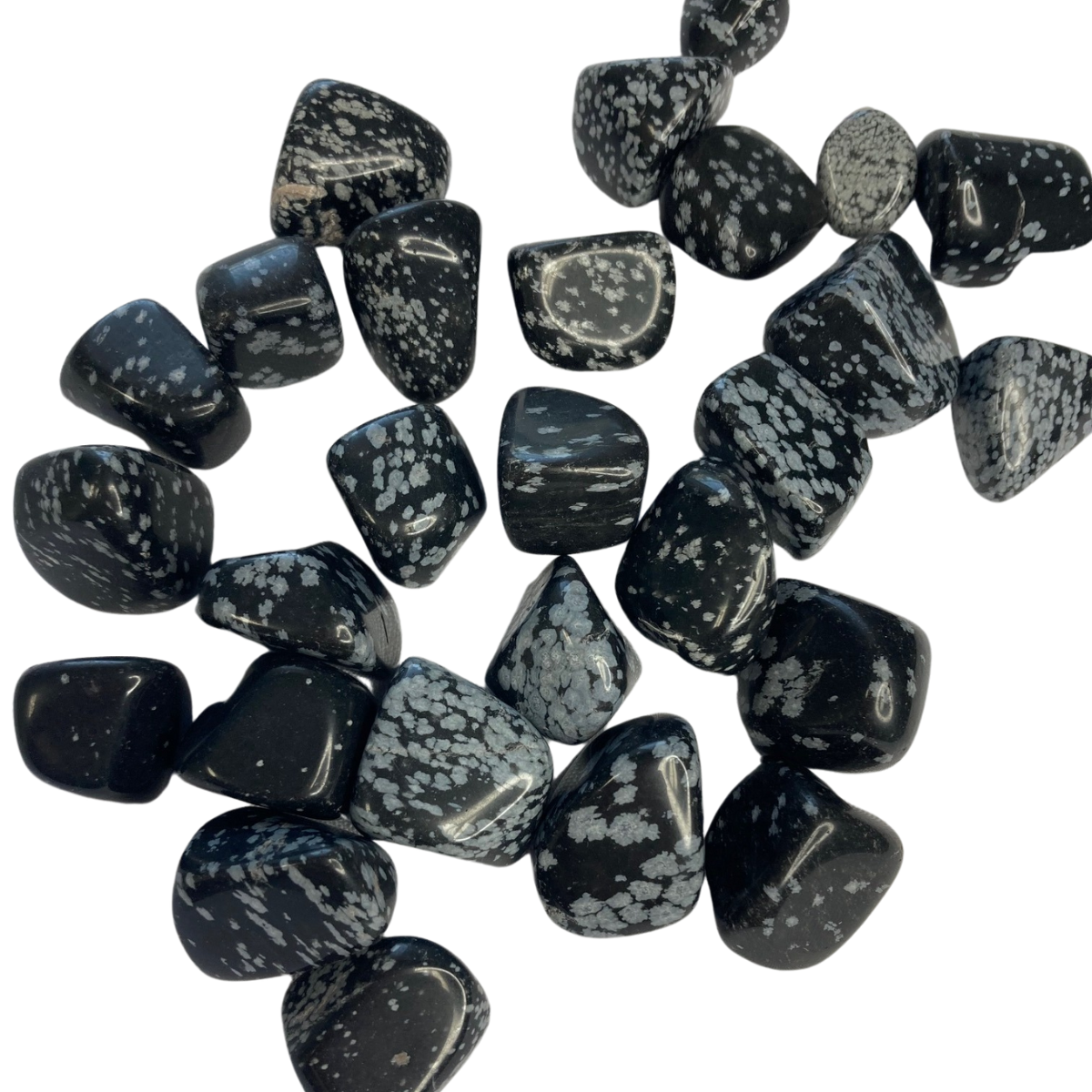 Snowflake Obsidian - Tumbled