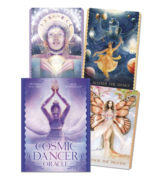 Cosmic Dancer Oracle by Tess Whitehurst , Sedona Soulfire ,& Elinore Eaton