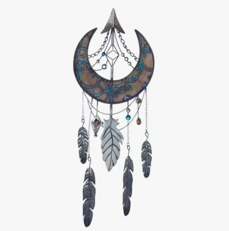 Crescent Moon Dreamcatcher Wall Decor