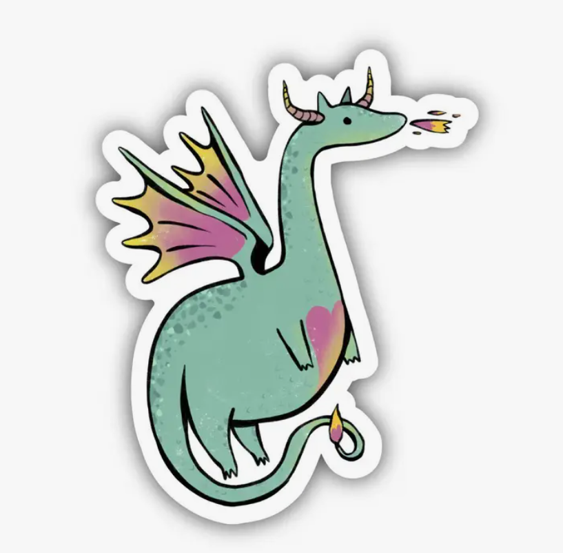 Dragon Fairytale Sticker