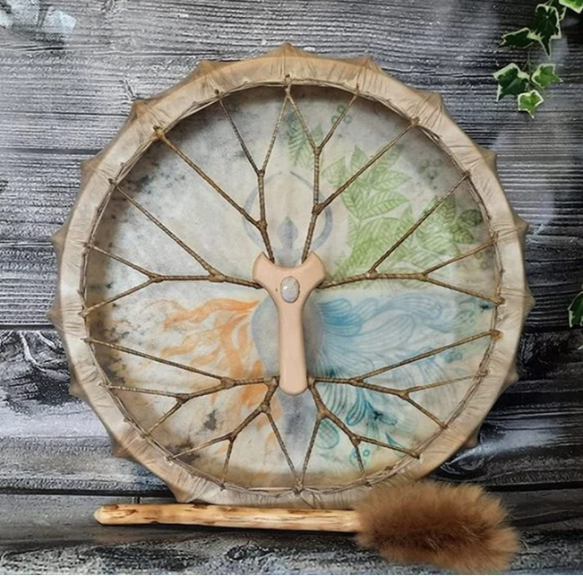 10" Shaman Drum 10" w/Goddess Design