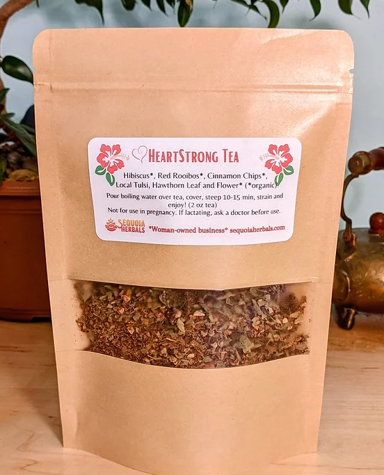 HeartStrong Tea - Artisanal Blend by Sequoia Herbals