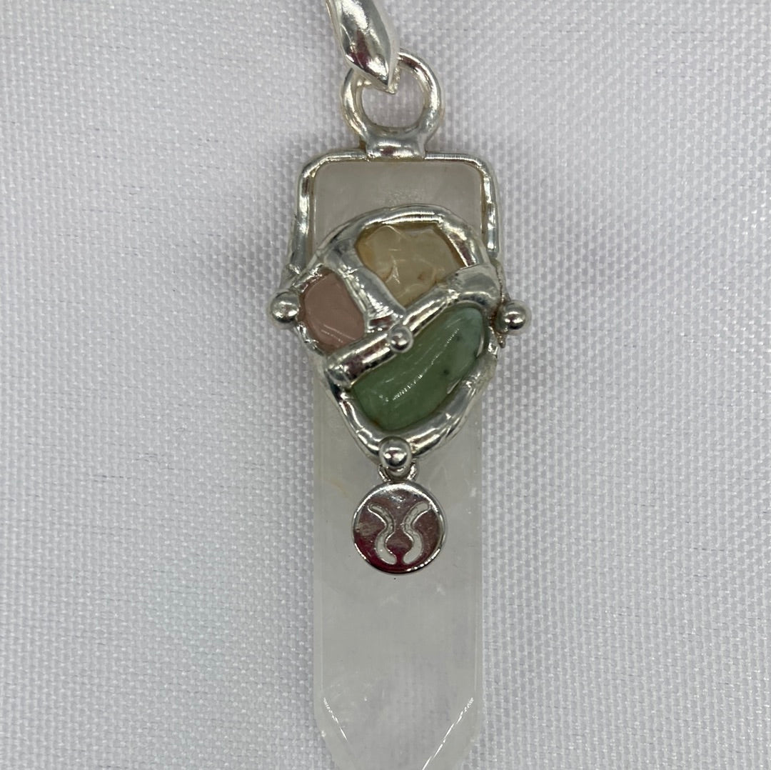 Taurus Zodiac Blade Necklace