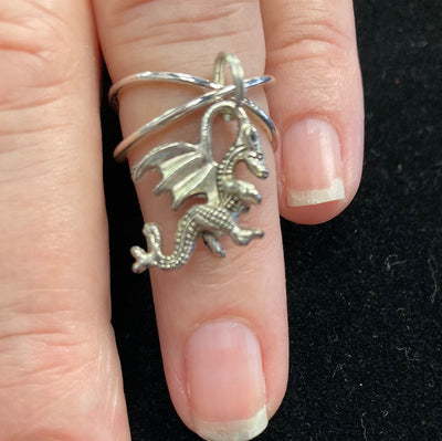 Dragon Ring - Sterling Silver Viking Medieval Ring