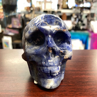 Carved Skull Natural Crystal