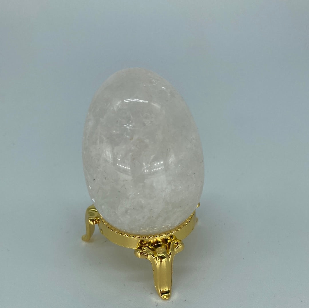 Clear Quartz Egg 2"