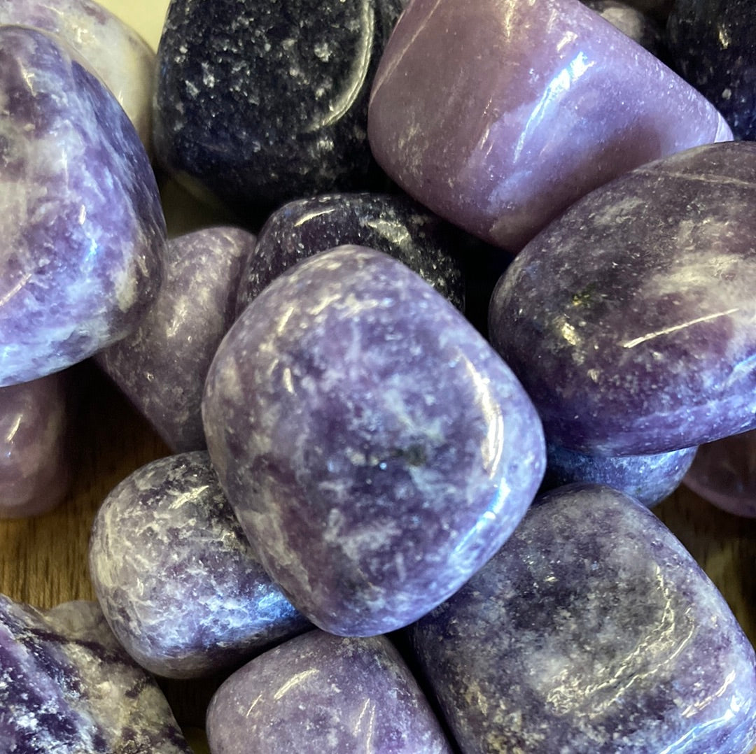 Lepidolite Tumbled (approx .75"-1.25")